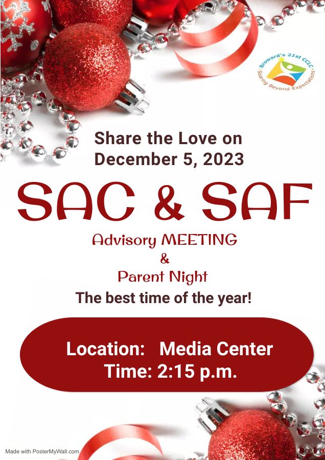 SAC & SAF Meeting SAC & SAF Meeting